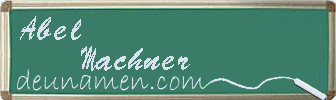Abel Machner Visitenkarte